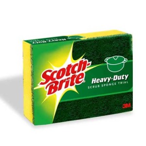 Scotch Brite - Heavy Duty Sponge - Pack of 3 Scotch Brite - Heavy Duty Sponge - Pack of 3